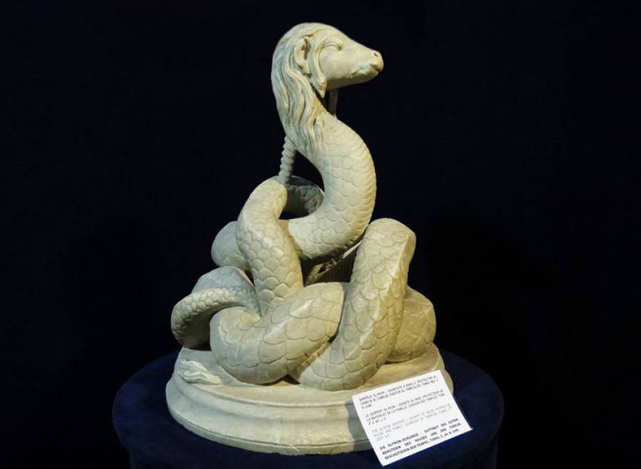 Șarpele Glykon - tezaur Muzeul de Istorie Națională și Arheologie