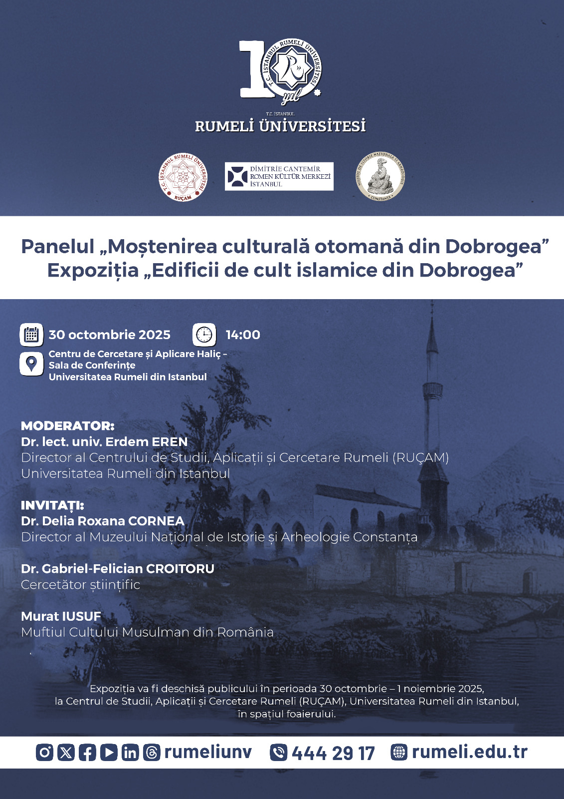 afis mostenirea culturala otomana 30 oct 2025