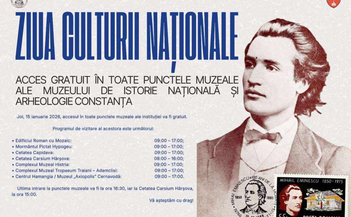 AFIS ZIUA CULTURII NATIONALE ACCES GRATUIT