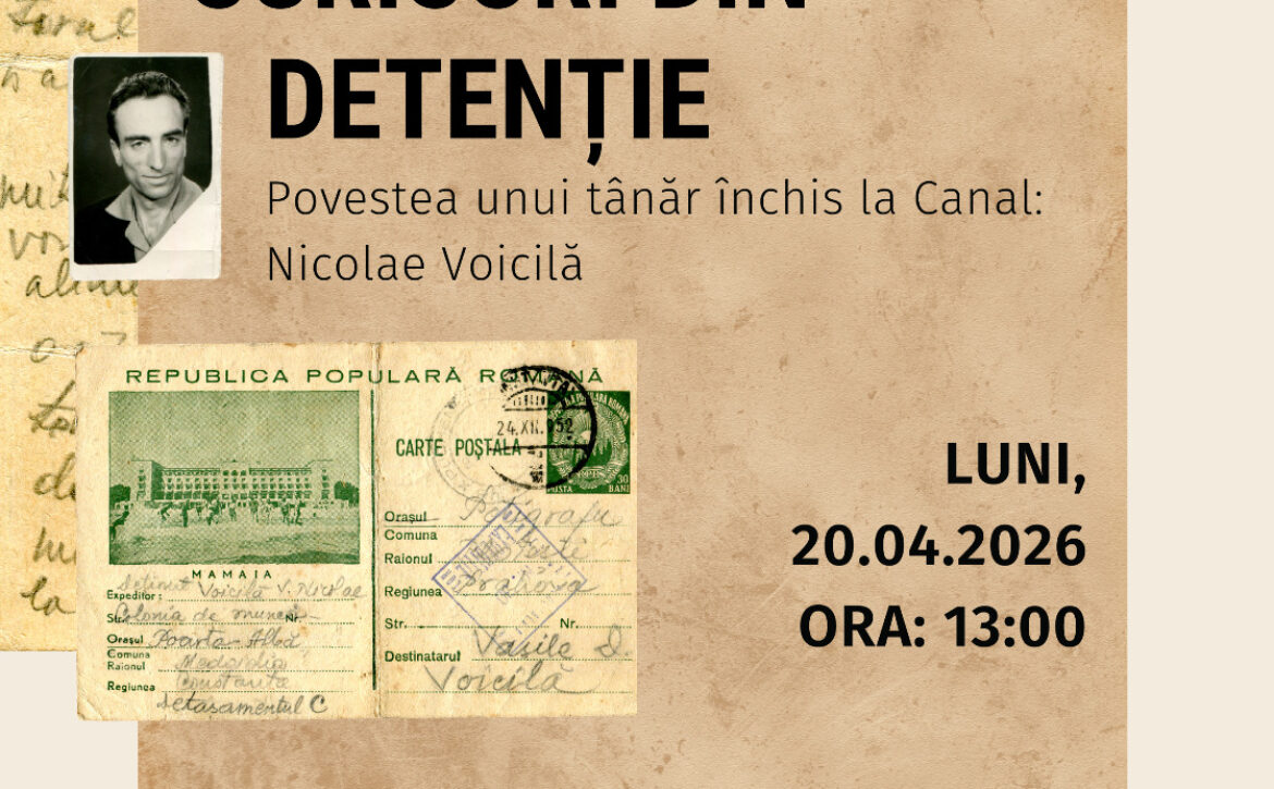 AFIS SCRISORI DIN DETENTIE NICOLAE VOICILA (1)